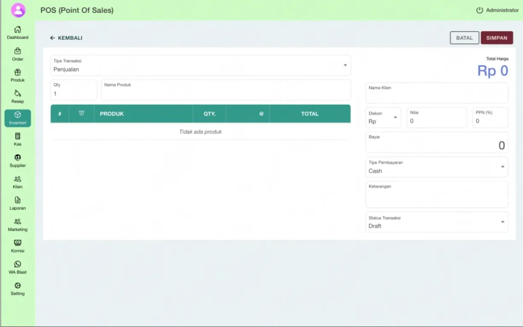 Jasa Pembuatan Software Kasir di Medan
