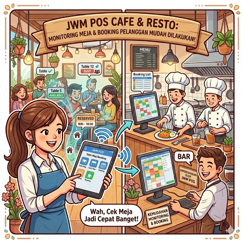 JWM POS Cafe Resto - Manajemen Table dan Reservasi