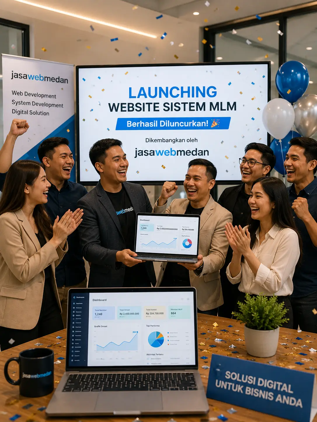 spesialis pembuatan sistem MLM di Medan